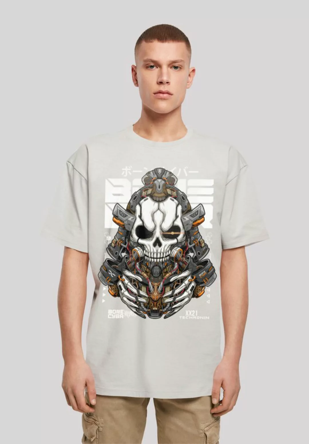 F4NT4STIC T-Shirt Bone Cyber Techronin CYBERPUNK STYLES Print günstig online kaufen