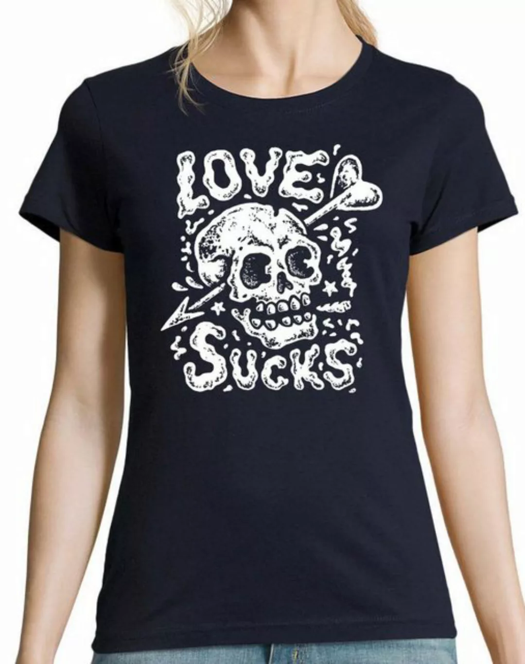 Youth Designz T-Shirt "Love Sucks" Damen Shirt mit trendigem Frontprint günstig online kaufen