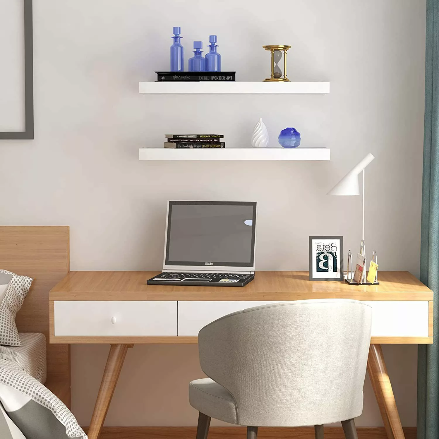 EUGAD Wandregal, 2-tlg., Holz Board Modern günstig online kaufen