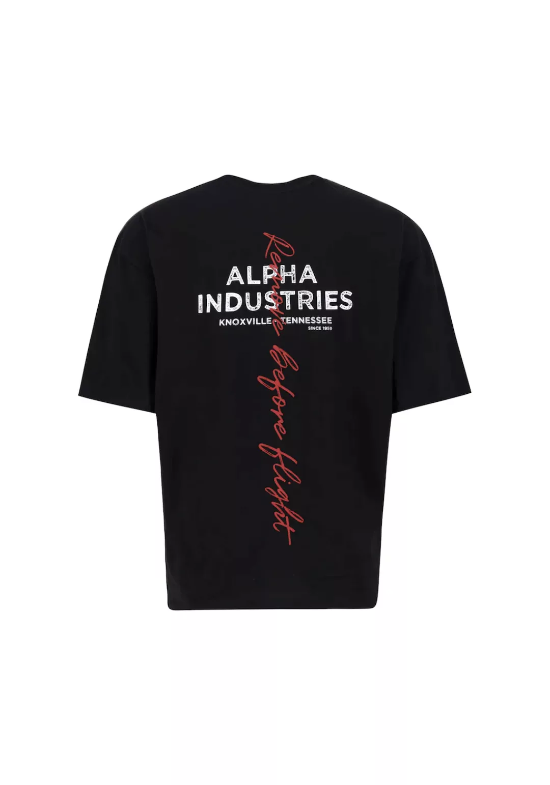 Alpha Industries T-Shirt "Alpha Industries Men - T-Shirts Signature Back Pr günstig online kaufen