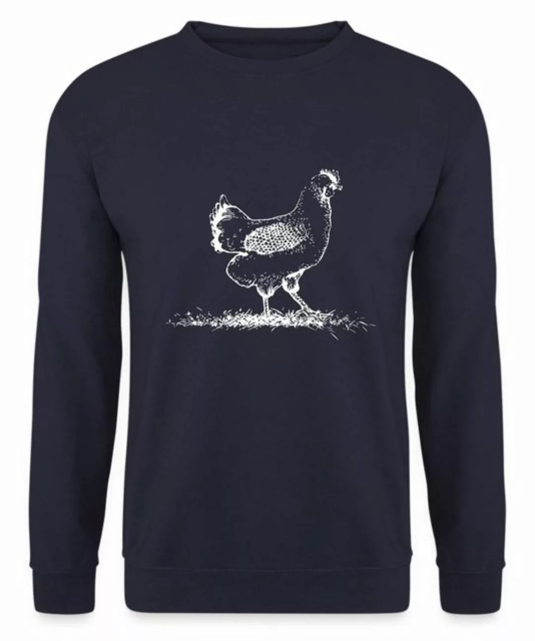 Quattro Formatee Sweatshirt Huhn Hahn Chicken Bauern Hühner Unisex Pullover günstig online kaufen