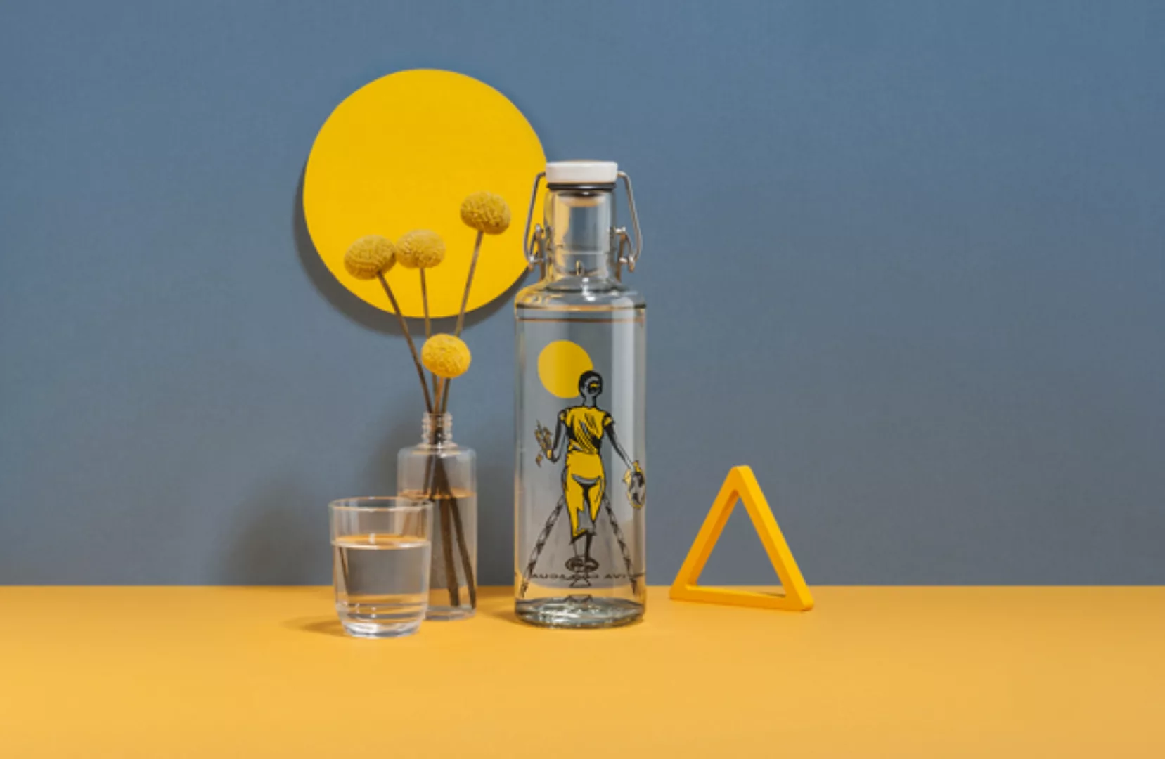 Soulbottle 0,6l • Trinkflasche Aus Glas • "And So Is The Future" günstig online kaufen