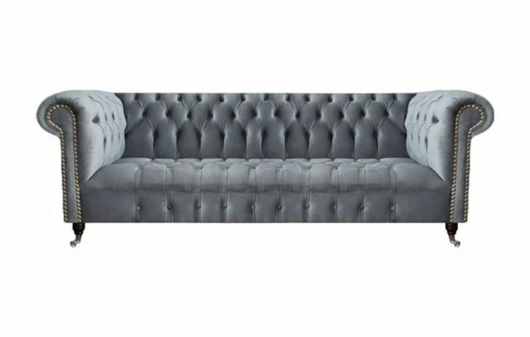 Xlmoebel Sofa Neues graues Textil-Dreisitzer-Sofa für das Wohnzimmer im, He günstig online kaufen