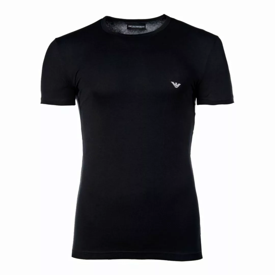 EMPORIO ARMANI Herren T-Shirt - Rundhals, Shirt, Halbarm, mit Logo günstig online kaufen