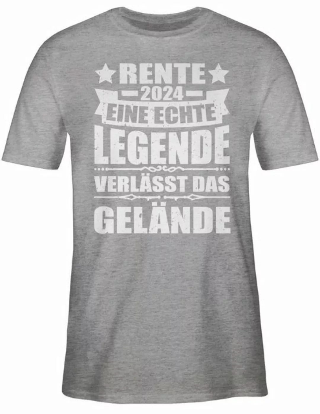 Shirtracer T-Shirt Rente 2024 eine echte Legende verlässt das Gelände Rentn günstig online kaufen