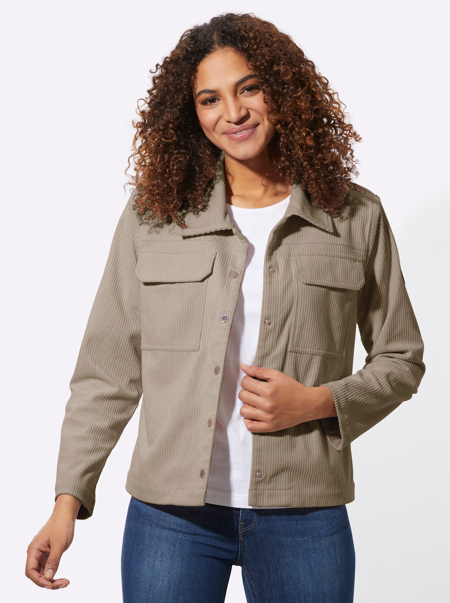 Witt Blusenblazer Cordjacke günstig online kaufen