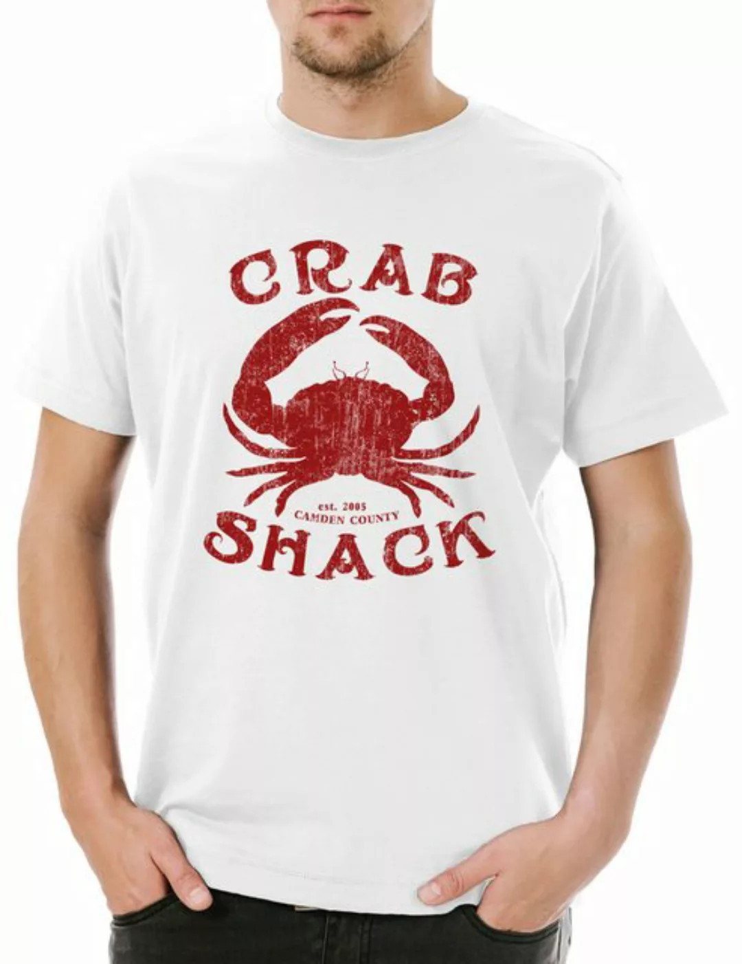 Urban Backwoods Print-Shirt The Crab Shack I Herren T-Shirt My Name Restaur günstig online kaufen