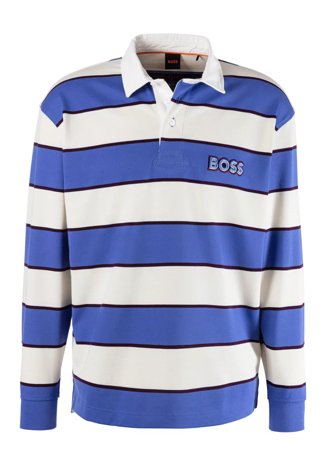 BOSS ORANGE Poloshirt PeRugby mit kontrastfarbenem Rückendesign günstig online kaufen