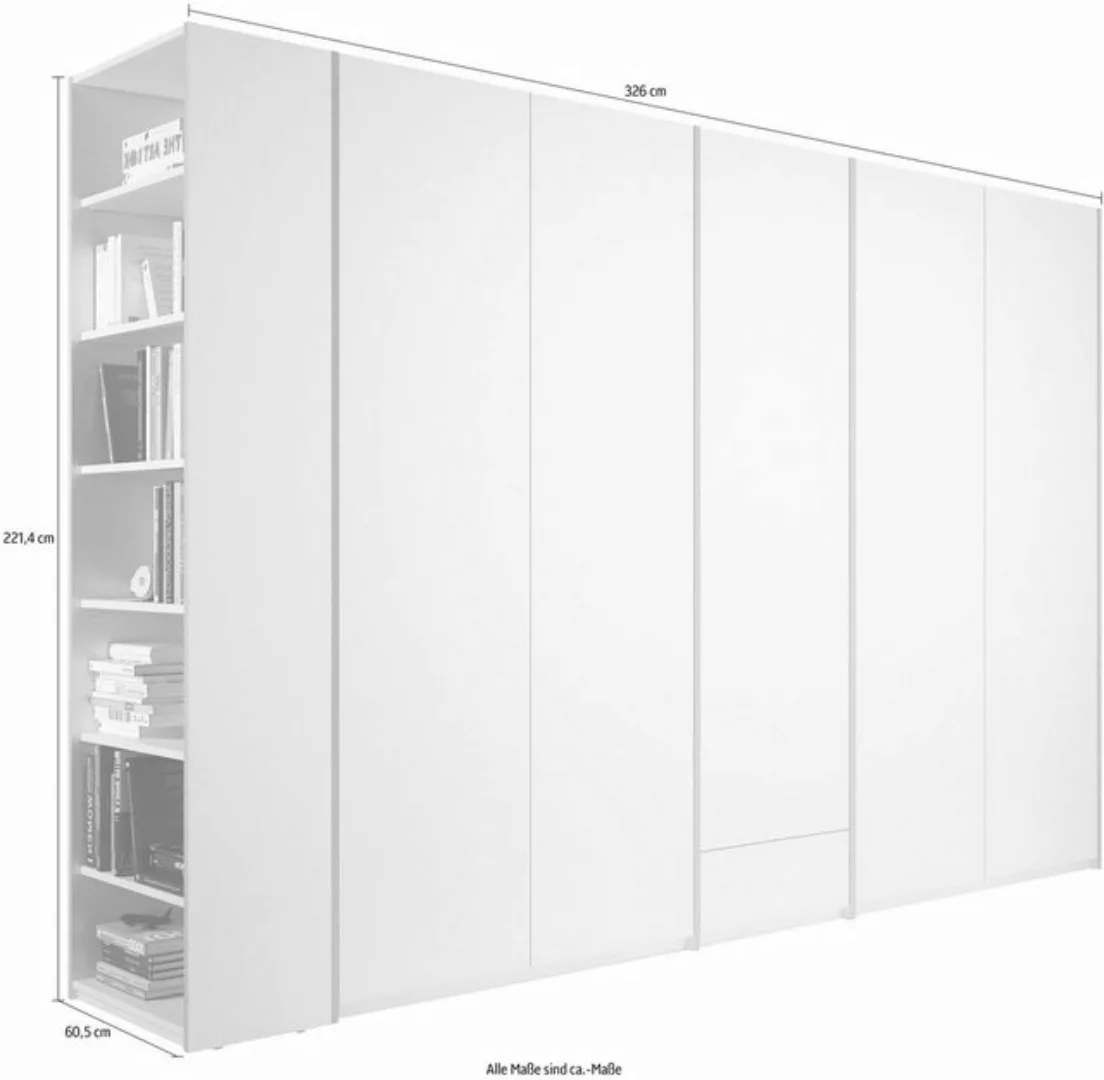 Müller SMALL LIVING Drehtürenschrank "Modular Plus Variante 9", Schublade i günstig online kaufen