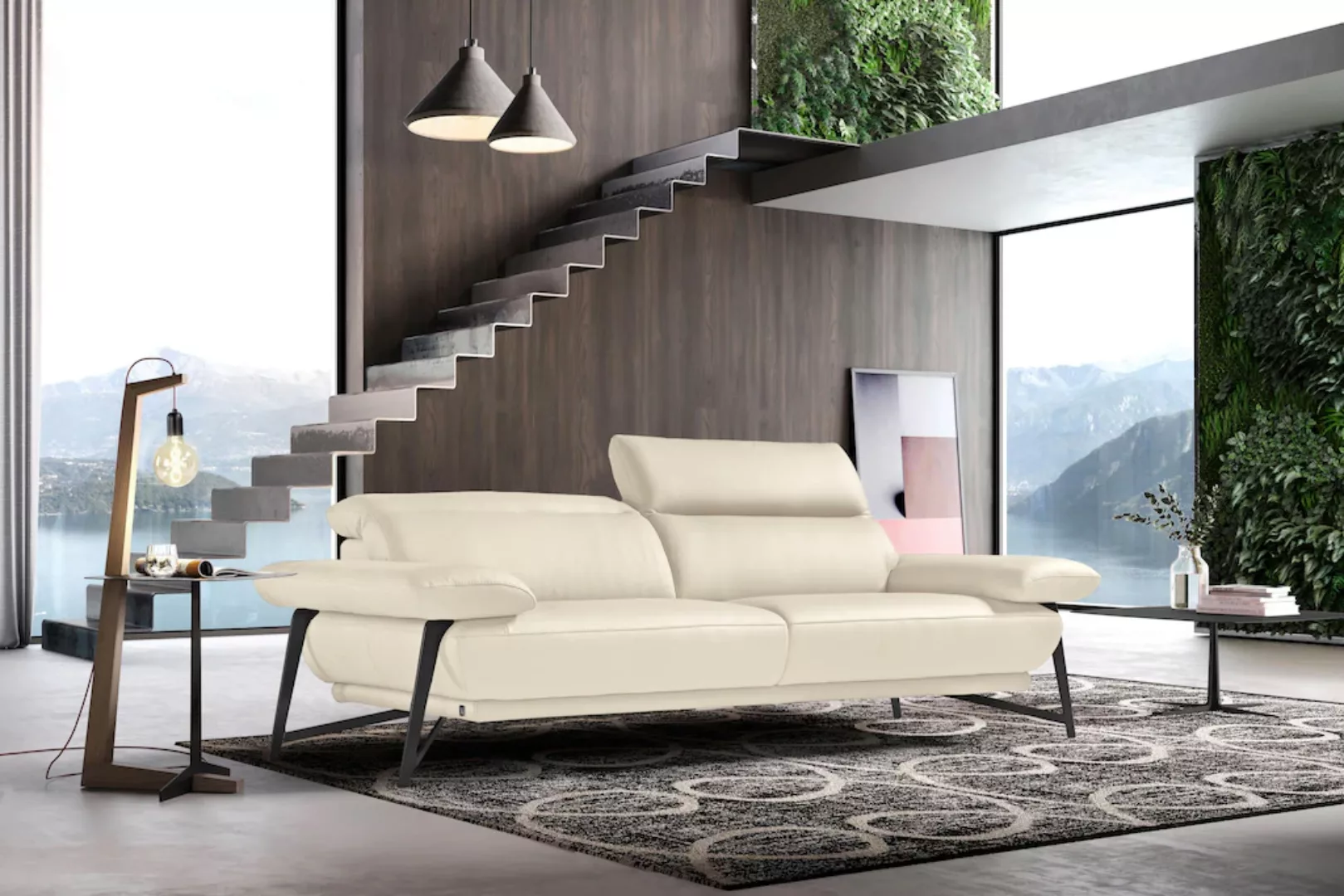 Egoitaliano 2,5-Sitzer "Anais, Designsofa mit hohem Sitzkomfort, Designfuß, günstig online kaufen