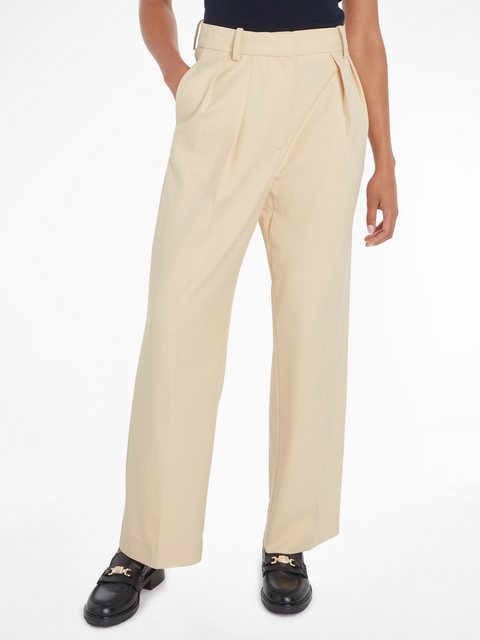 Tommy Hilfiger Webhose MD CORE RELAXED STRAIGHT PANT mit Logostickerei auf günstig online kaufen