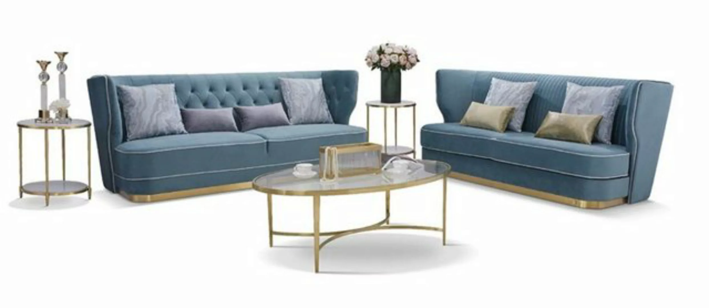 JVmoebel 2-Sitzer, Sofa 2 Sitzer Luxus Designer Couch Neu Sofa Luxus Polste günstig online kaufen