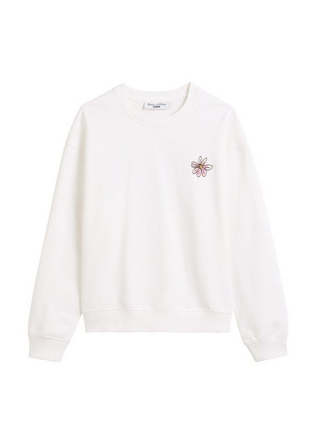 Marc O'Polo DENIM Rundhalspullover Sweatshirt, LSL, Placed Prints günstig online kaufen