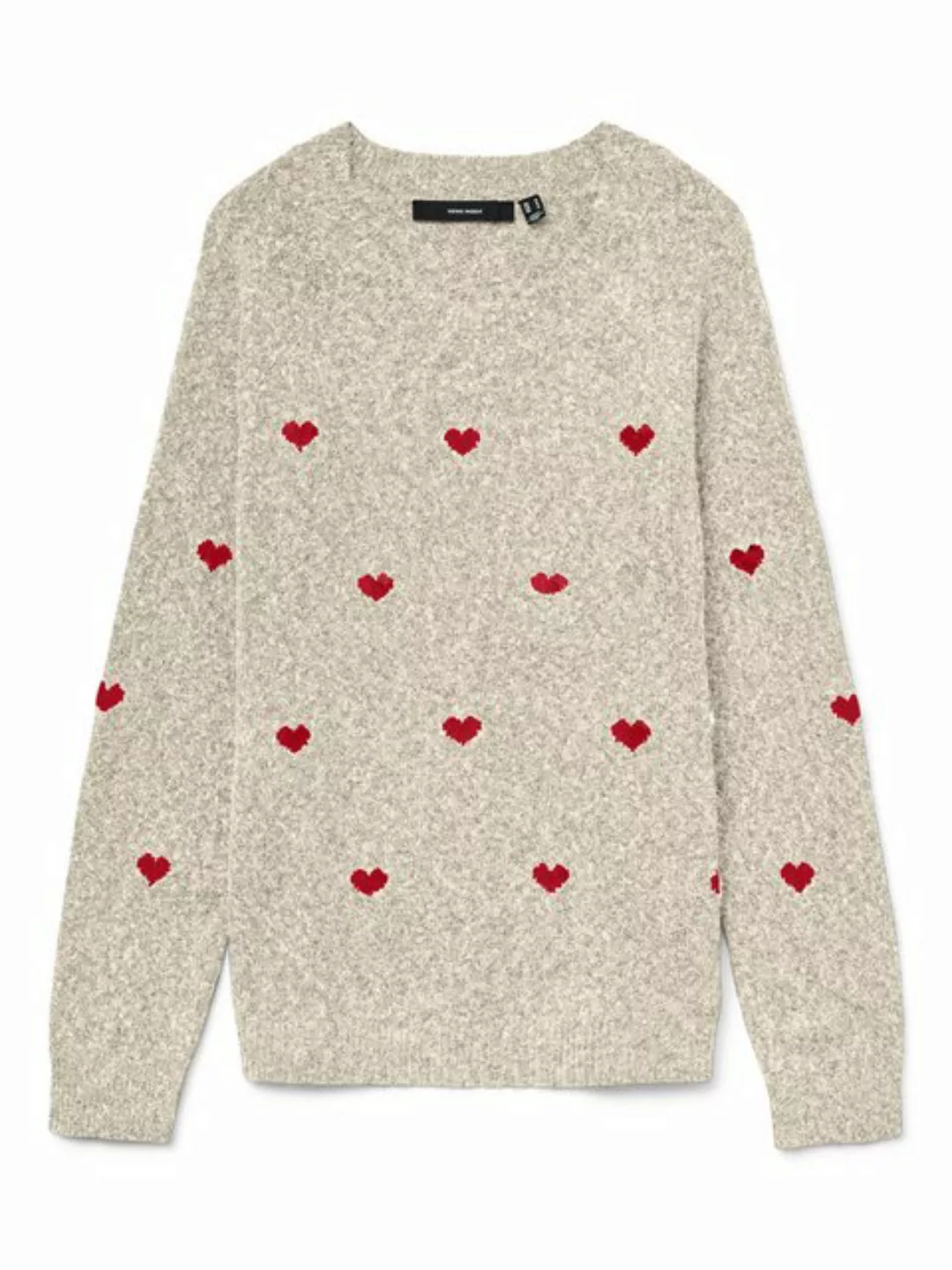 Vero Moda Rundhalspullover VMDOFFY INTARSIA (1-tlg) günstig online kaufen