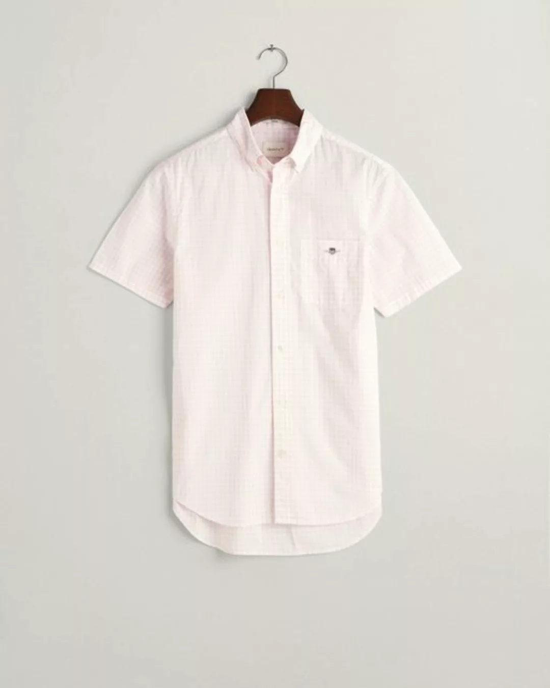 Vichy-Karohemd Button-down-­Kragen GANT rosé günstig online kaufen