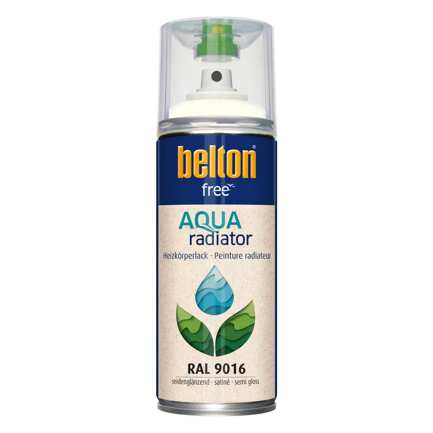 Belton Free AQUAradiator Heizkörperlack RAL 9016 Weiß seidenglänzend 400 ml günstig online kaufen