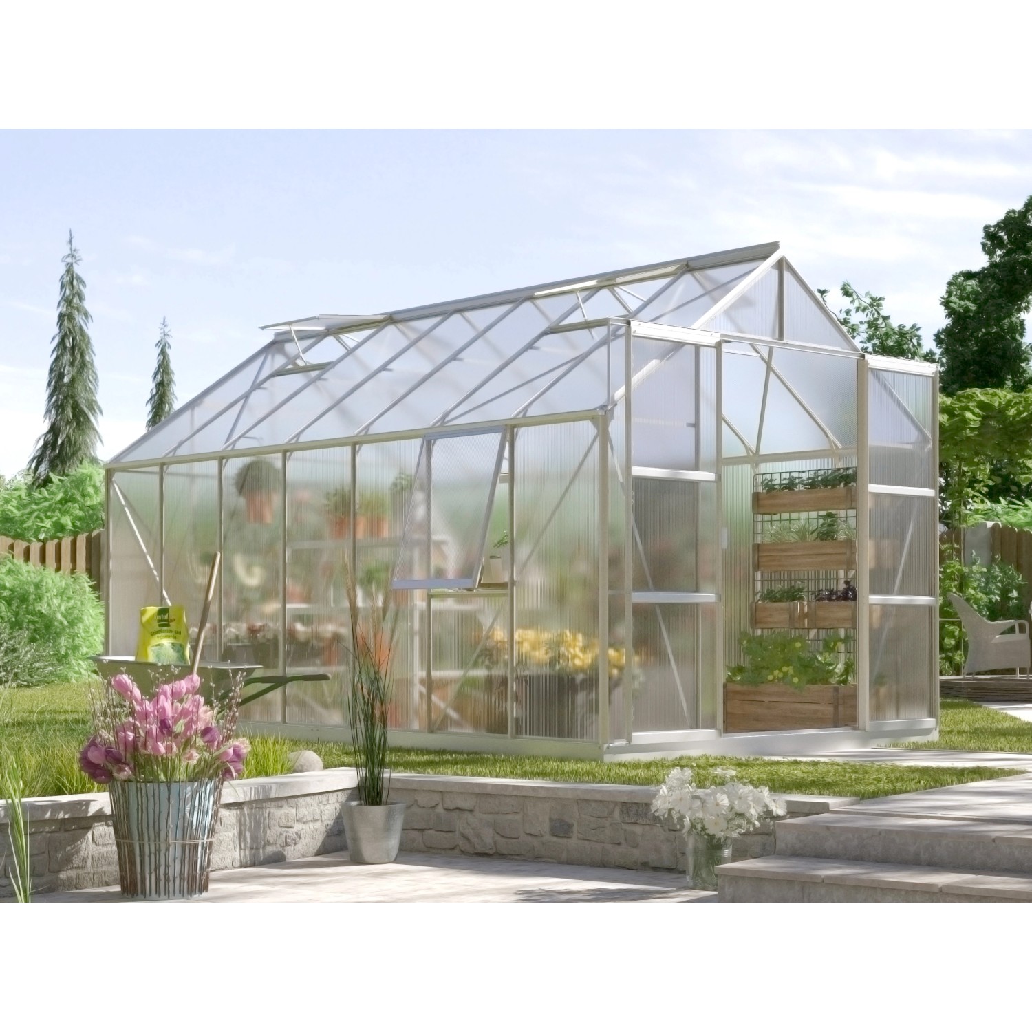 Vitavia Gewächshaus Jupiter 11500 Alu 11,5 m² günstig online kaufen