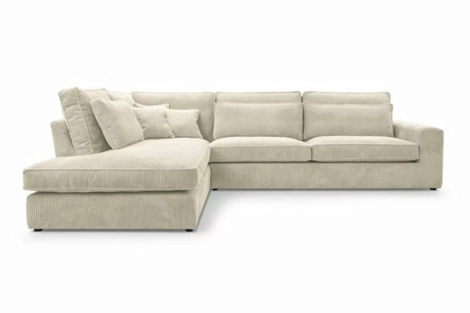 Deine Möbel 24 Ecksofa CAREN MINI Wohnlandschaft Sofa Wohnzimmer L-Couch Co günstig online kaufen