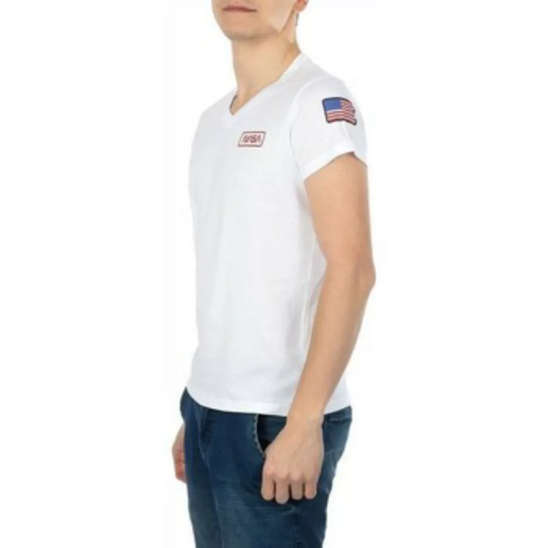 Nasa  T-Shirts & Poloshirts BASIC FLAG V NECK günstig online kaufen