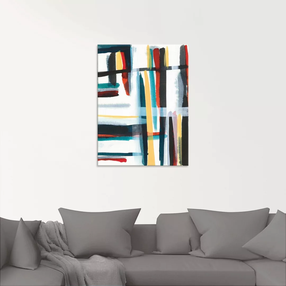 Artland Glasbild »Bücherregal I«, Muster, (1 St.), in verschiedenen Größen günstig online kaufen