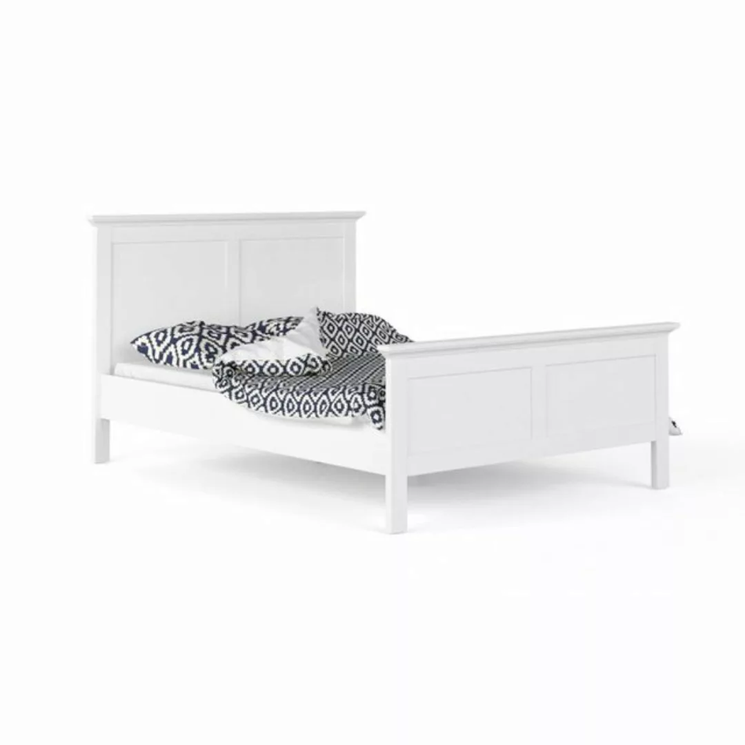 ebuy24 Bett Venedig Doppelbett 140x200 cm weiss. (1-tlg) günstig online kaufen