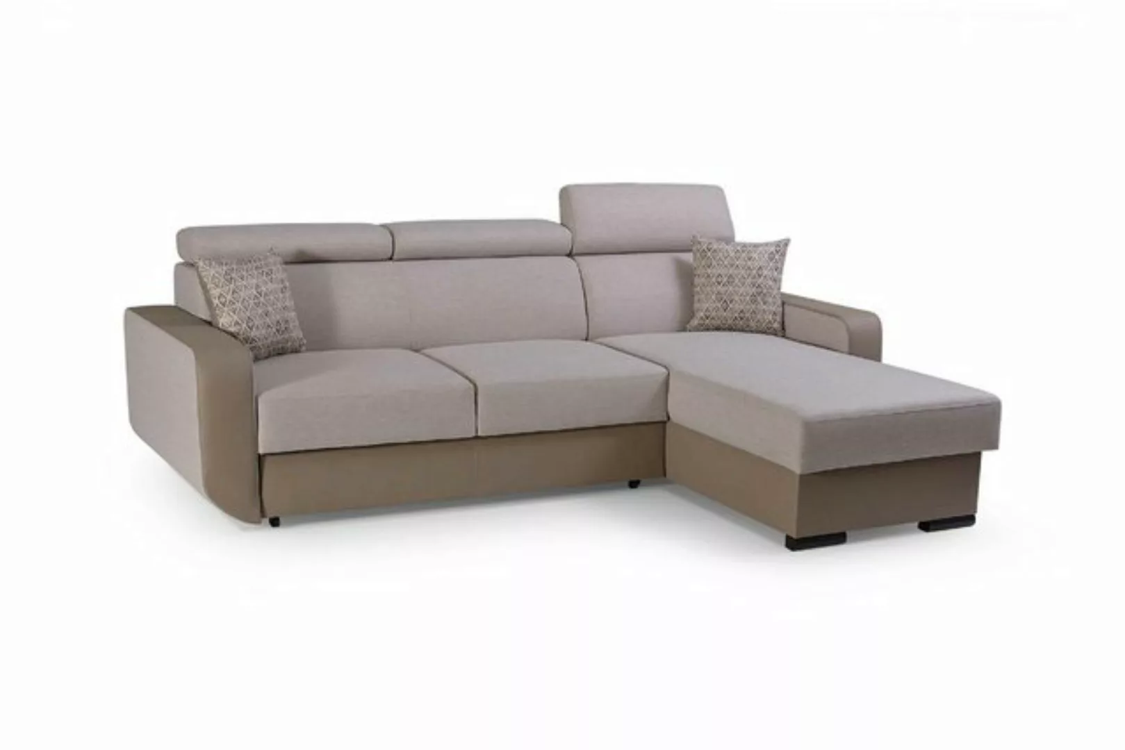 Furnix Ecksofa IMPERISIO Sofa in L-Form Schlaffunktion Bettkasten, Maße 236 günstig online kaufen