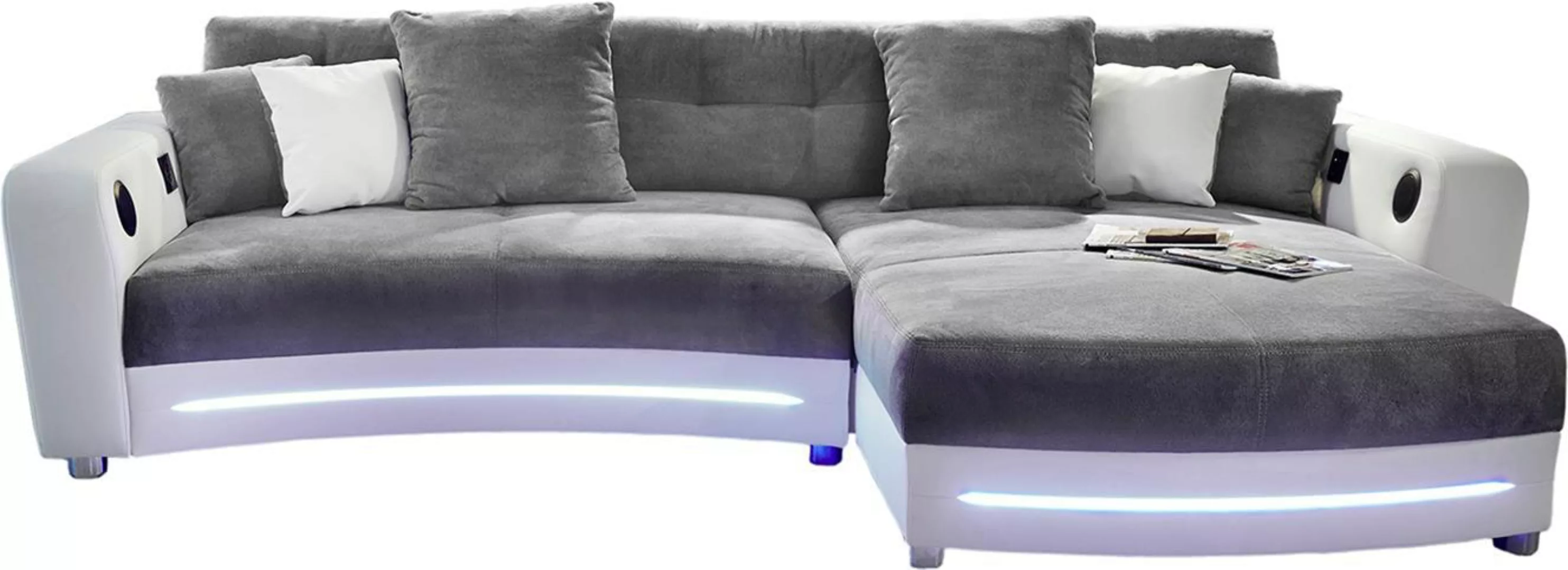 Jockenhöfer Gruppe Ecksofa Laredo, inklusive RGB-LED-Beleuchtung und Blueto günstig online kaufen