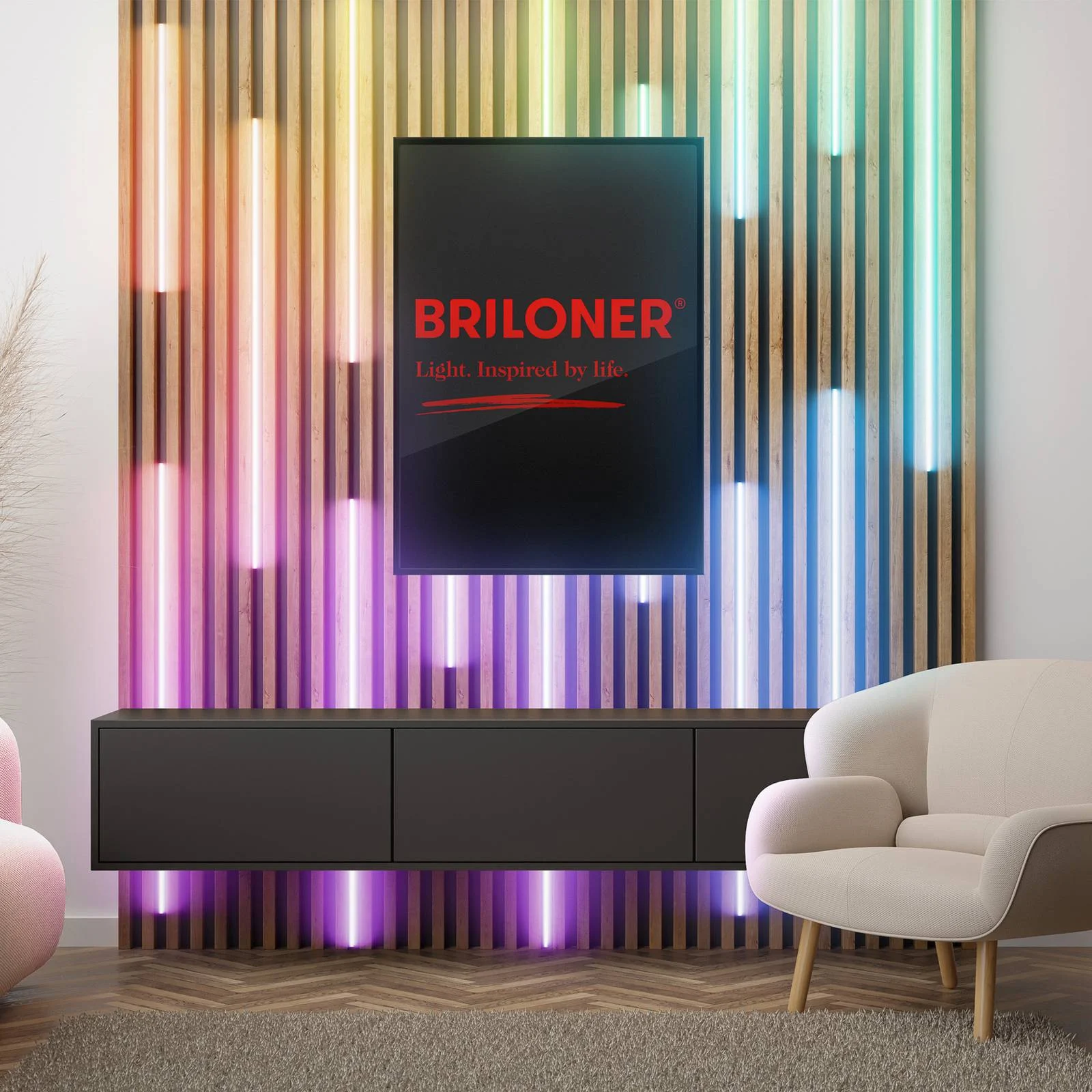 Briloner LED-Band RGB-Starter-Set 2,6 m Weiß günstig online kaufen