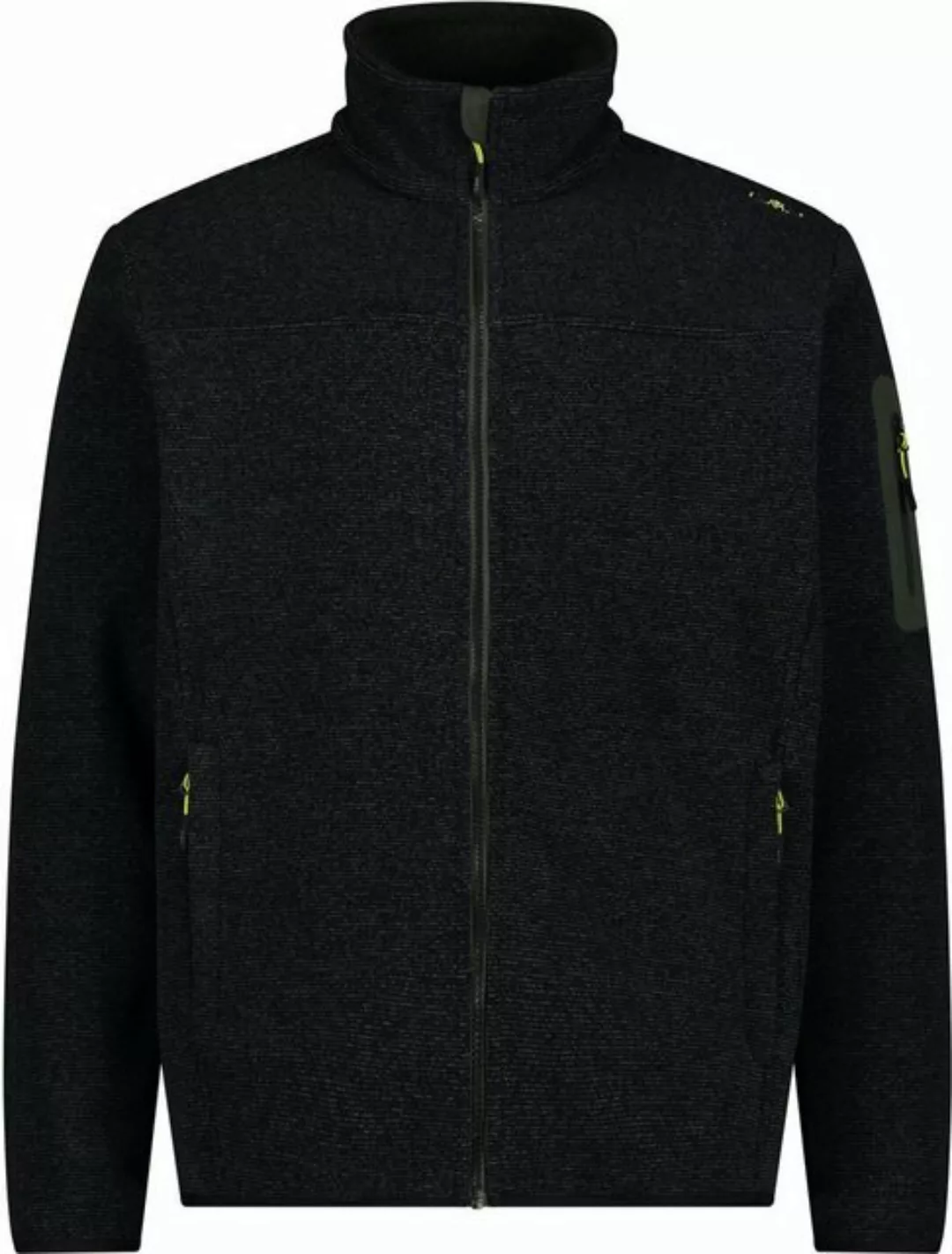 CMP Fleecejacke MAN JACKET NERO-OIL GREEN günstig online kaufen