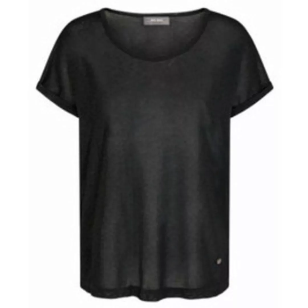 Mos Mosh  T-Shirt Rundhals T-Shirt für Damen in schwarz günstig online kaufen