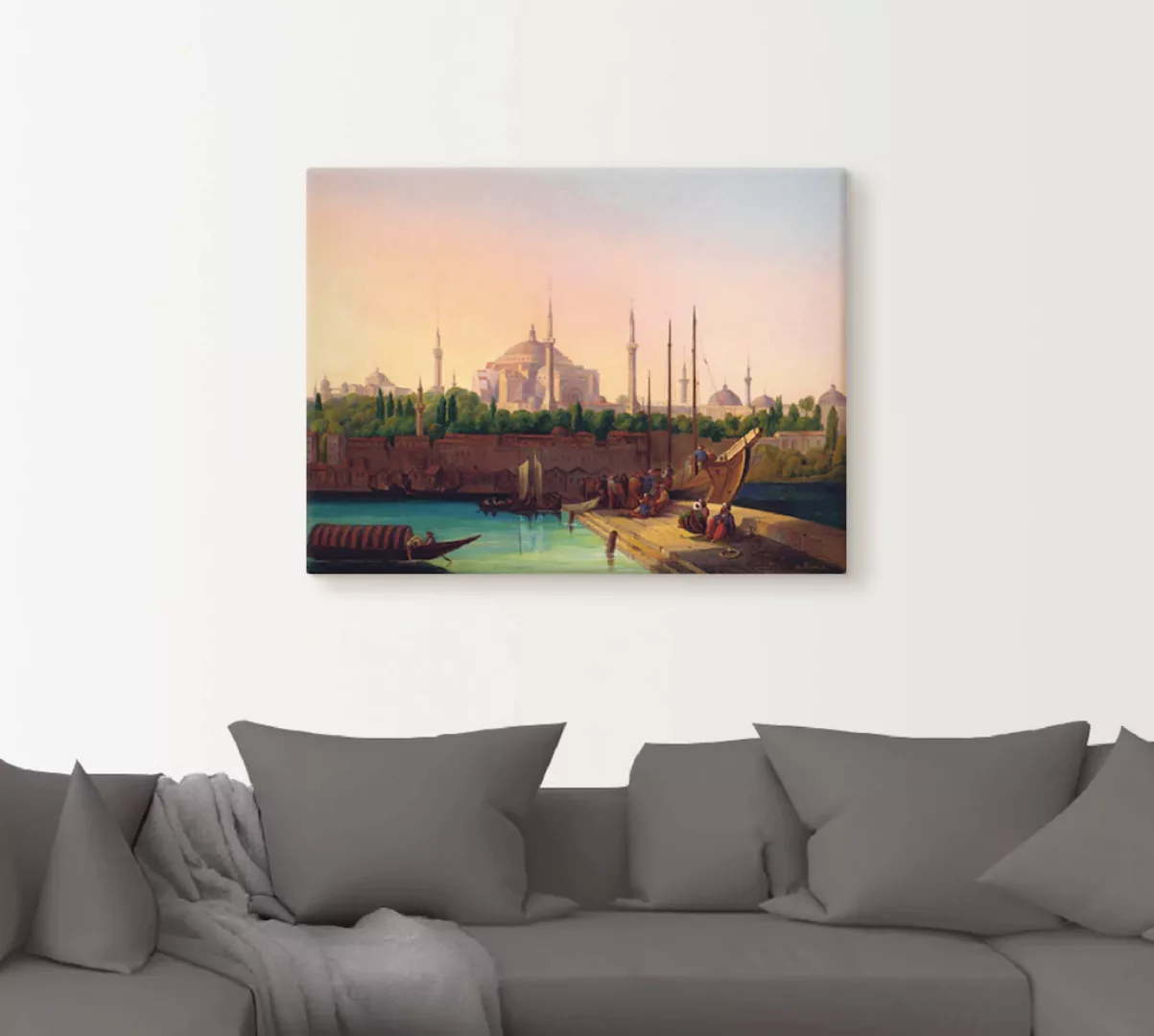 Artland Wandbild "Hagia Sophia, Istanbul.", Gebäude, (1 St.), als Leinwandb günstig online kaufen