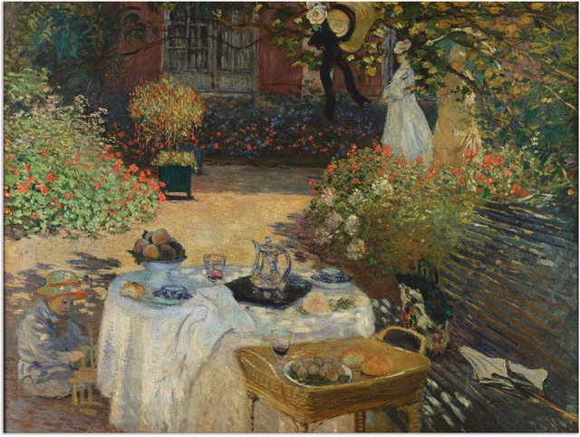 Artland Wandbild »Im Garten Claude Monets in Argenteuil«, Garten, (1 St.), günstig online kaufen