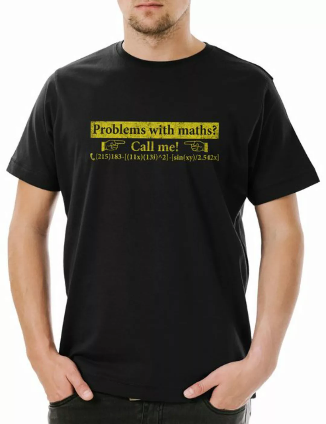 Urban Backwoods Print-Shirt Problem with Maths Herren T-Shirt Geek Nerd Fun günstig online kaufen