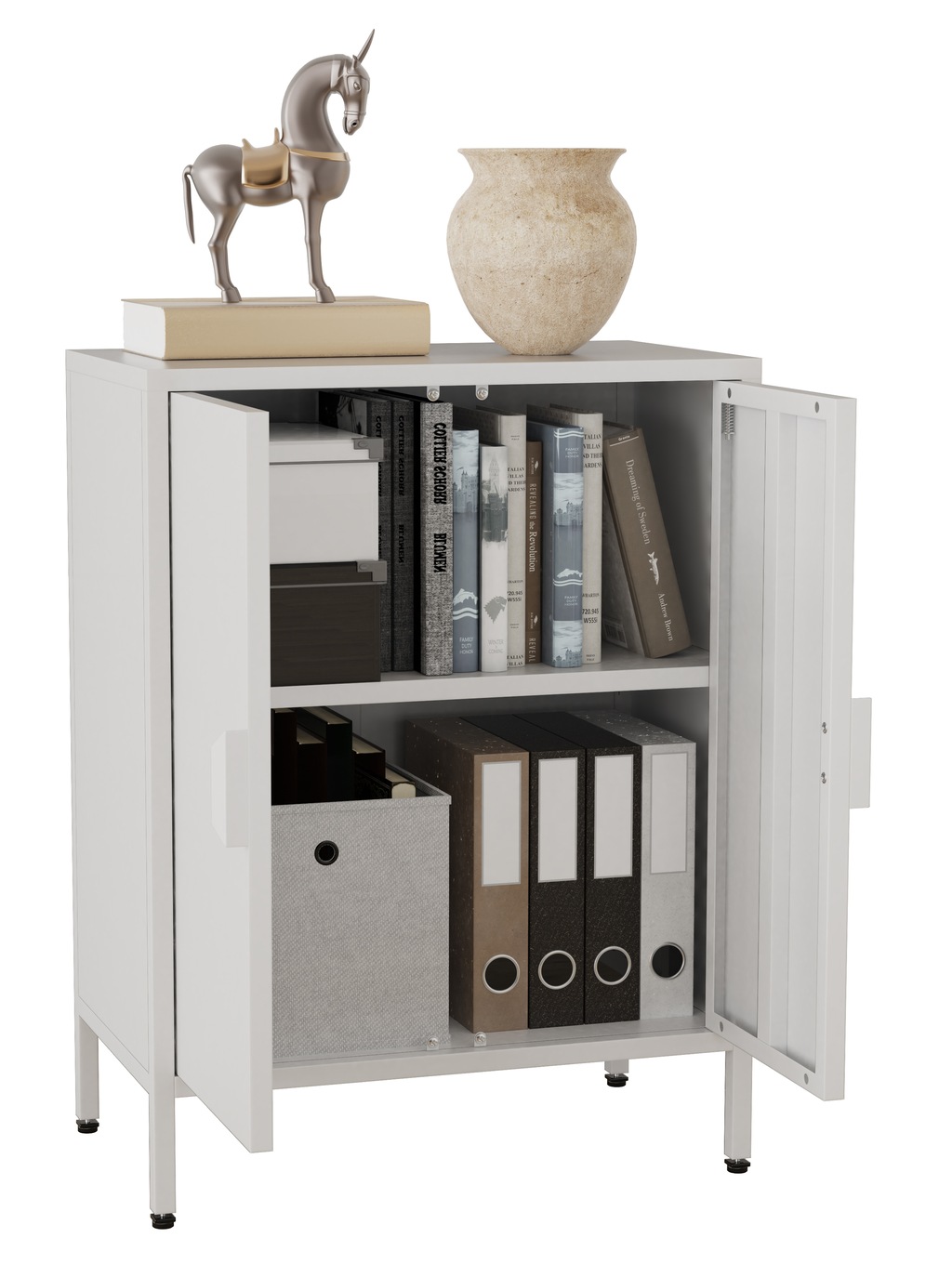 VCM Kommode "VCM Stahl Kommode  Sideboard mit Drehtüren  Maße ca. H. 80 x B günstig online kaufen