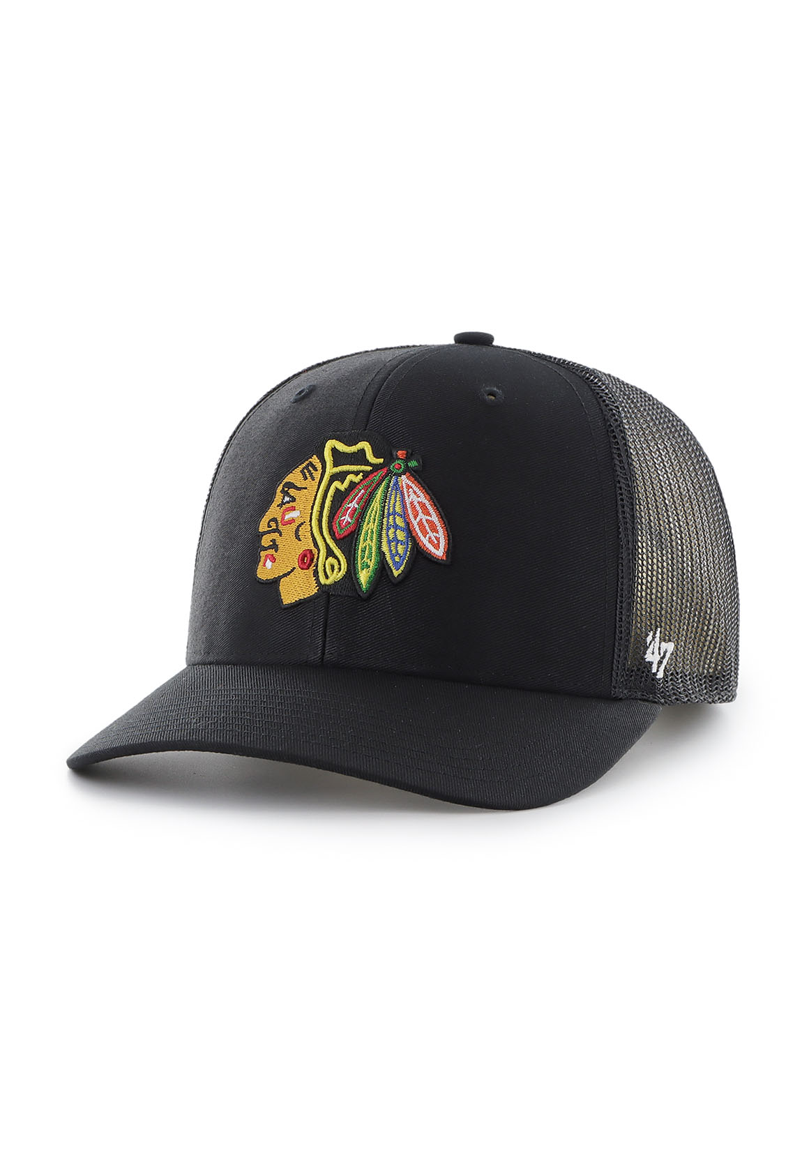 47 Brand Trucker Cap CHICAGO BLACKHAWKS H-TRUKR04CTP-BK Schwarz günstig online kaufen