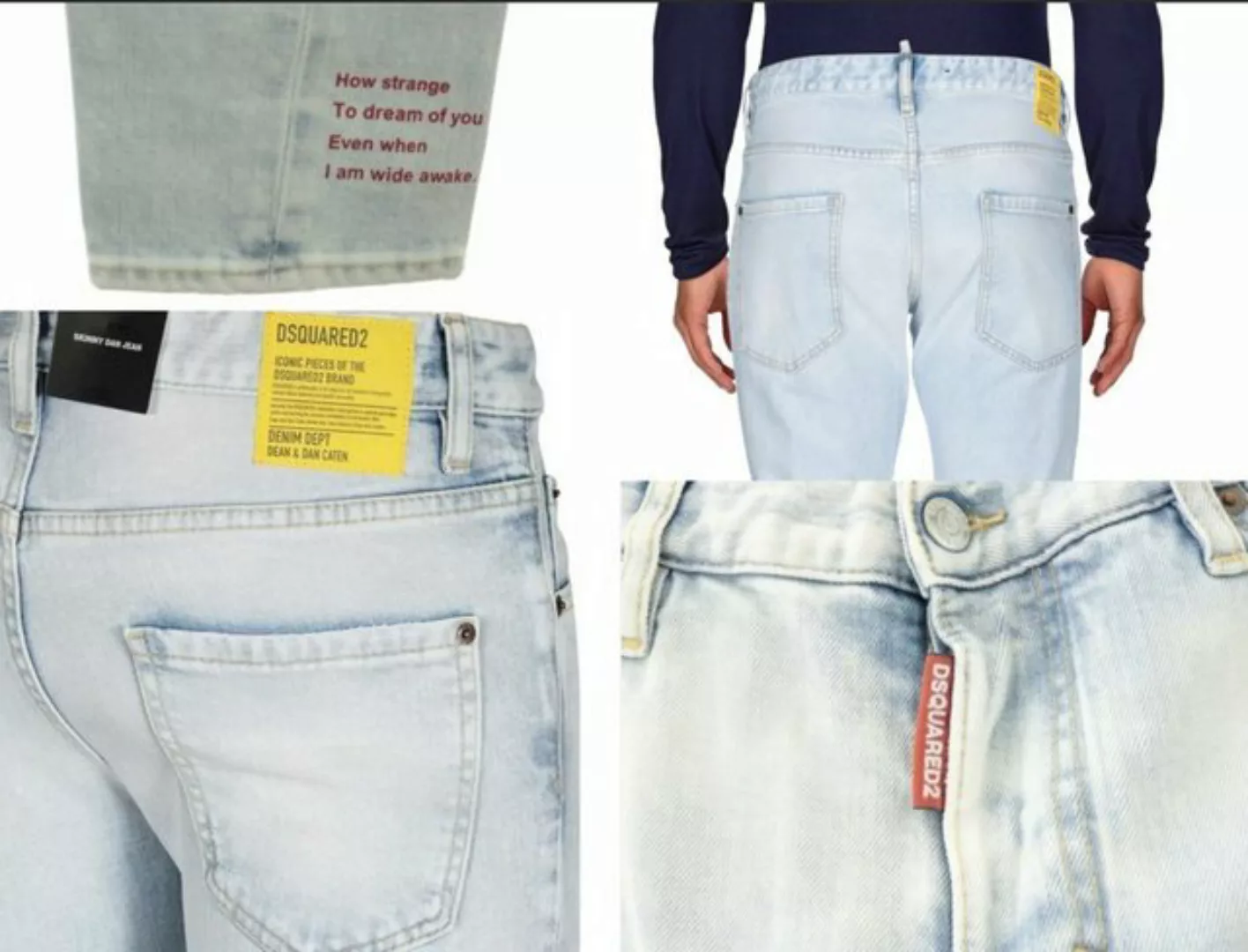 Dsquared2 5-Pocket-Jeans DSQUARED2 JEANS SEXY TWIST S71LB0752 PANTS DENIM I günstig online kaufen