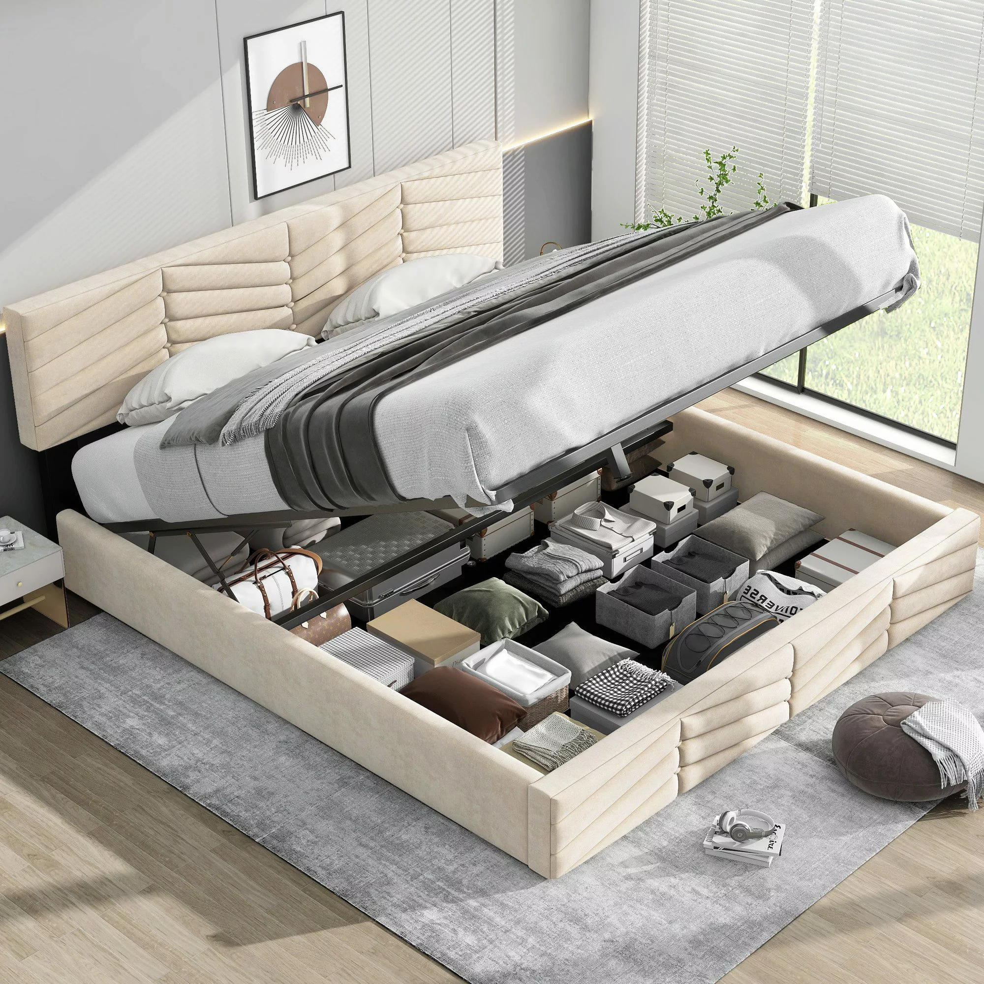 STILVORA Polsterbett Doppelbett 160×200 Jugendbett mit günstig online kaufen