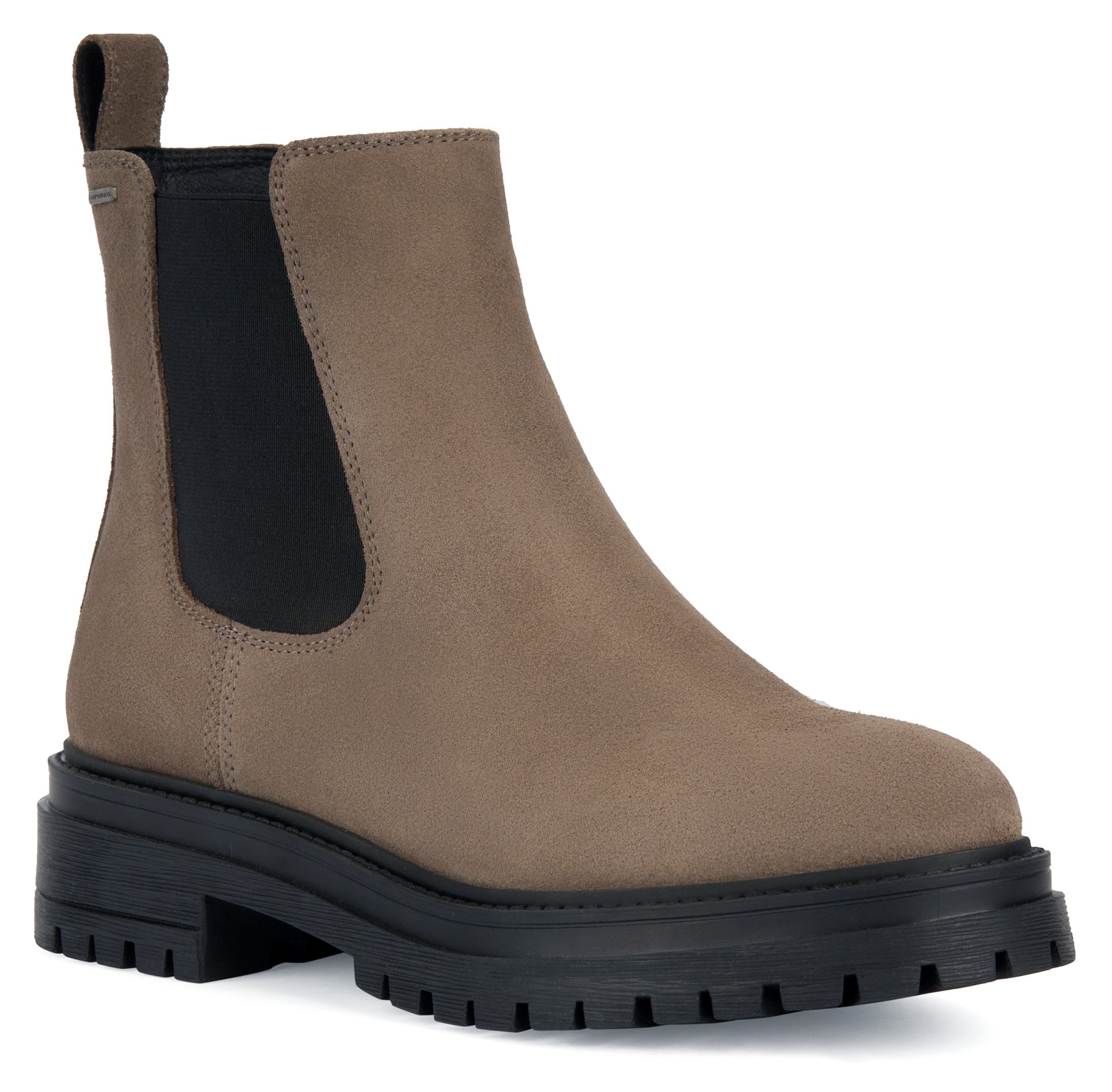 Geox Chelseaboots "D IRIDEA B ABX", Blockabsatz, Basic, Frühlingsmode, Stie günstig online kaufen