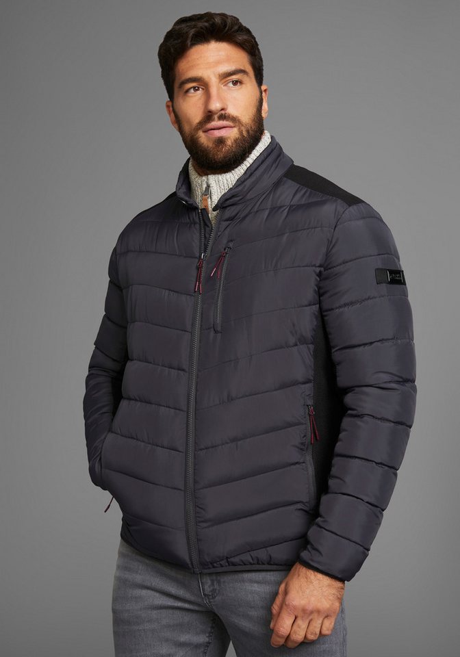 Man's World Steppjacke mit Reißverschlusstaschen, mit Brusttasche, mit Inne günstig online kaufen