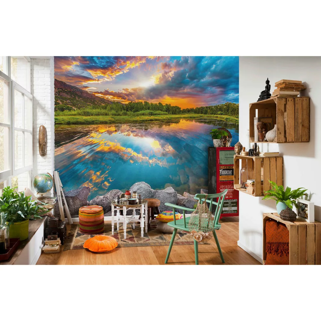KOMAR Vlies Fototapete - Daybreak - Größe 368 x 248 cm mehrfarbig günstig online kaufen