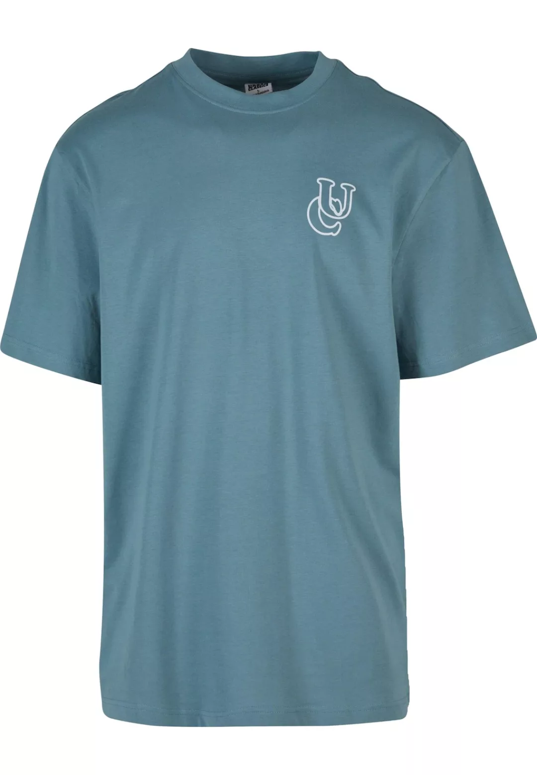 URBAN CLASSICS T-Shirt "Urban Classics UC Shiny Logo Tall Tee" günstig online kaufen