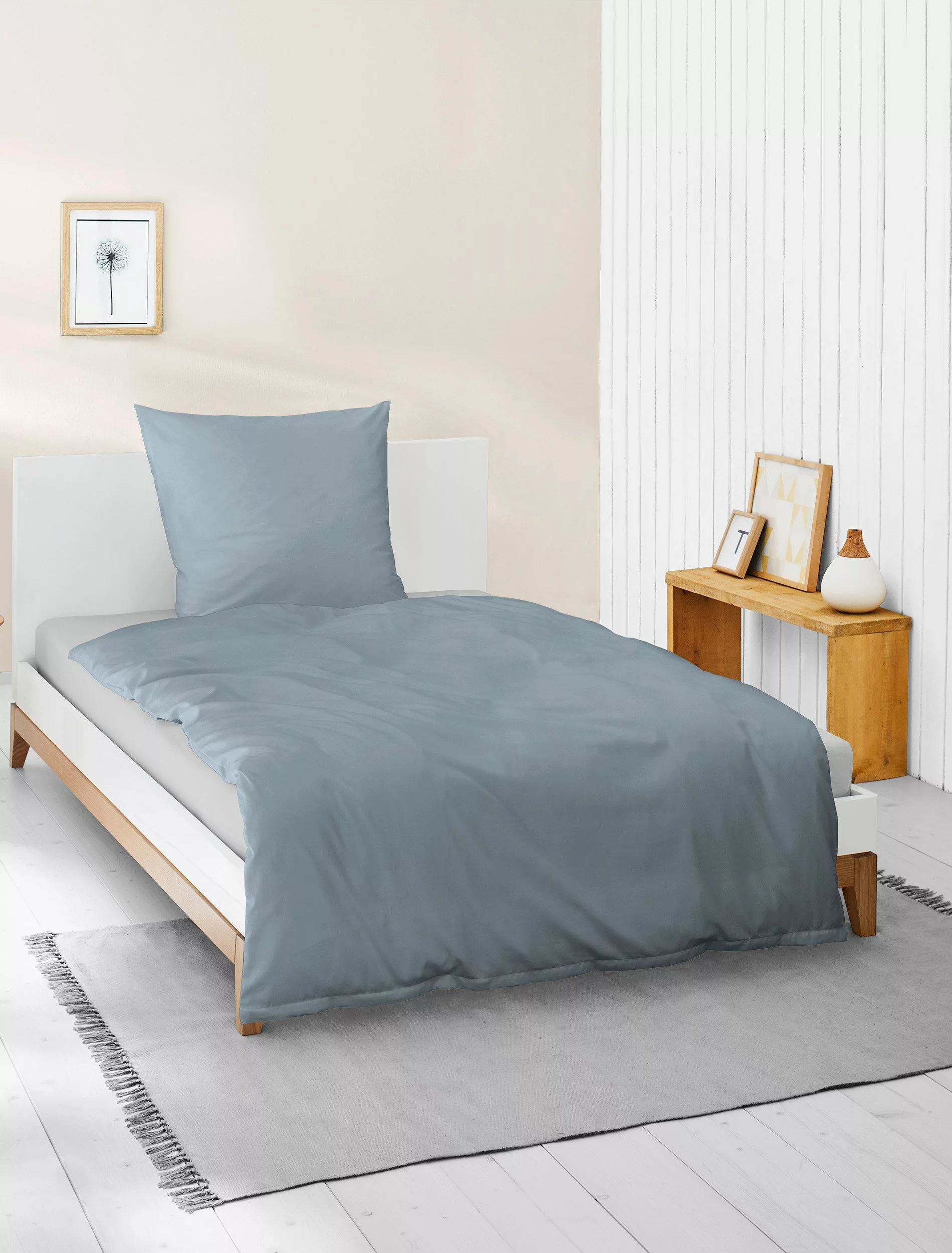 BIERBAUM Bettwäsche Elegant uni, Mako-Satin, 3 günstig online kaufen