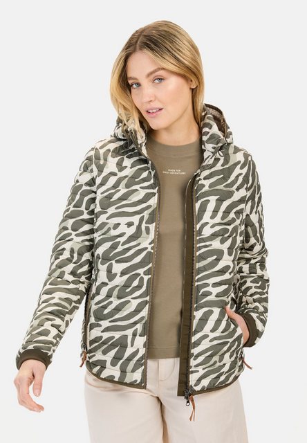 camel active Funktionsjacke mit Animal Print Markenlabel günstig online kaufen