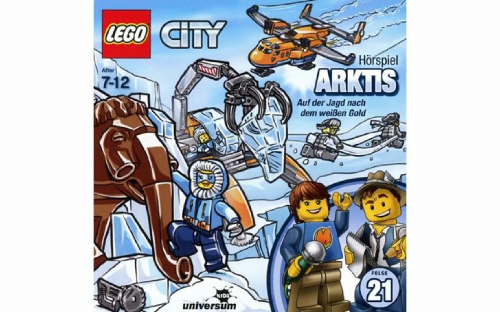 Leonine Hörspiel-CD Lego City 21 Arktis - Auf der Jagd nach dem weißen Gold günstig online kaufen