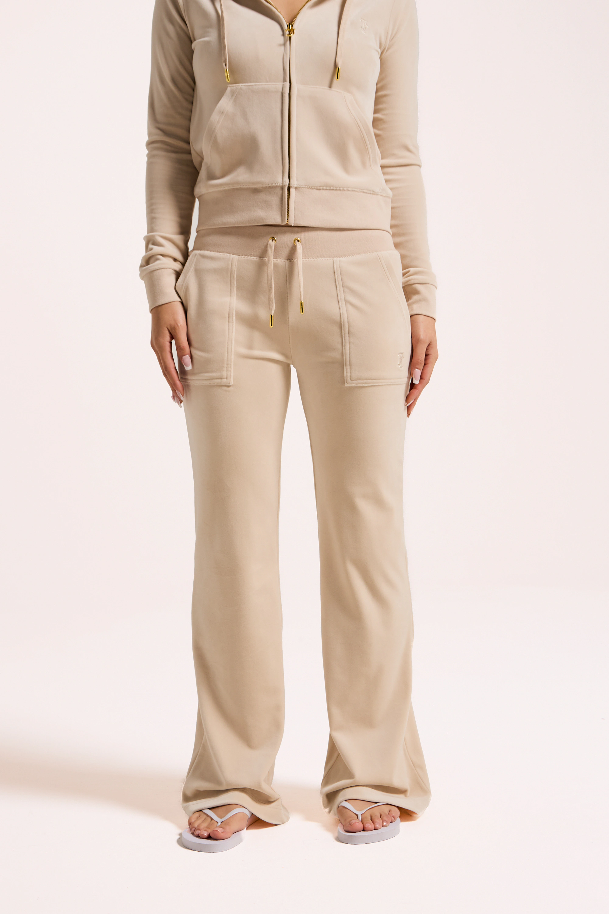 Juicy Couture Sweathose "LAYLA LOW RISE POCKET GOLD HARDWARE Damen", Traini günstig online kaufen