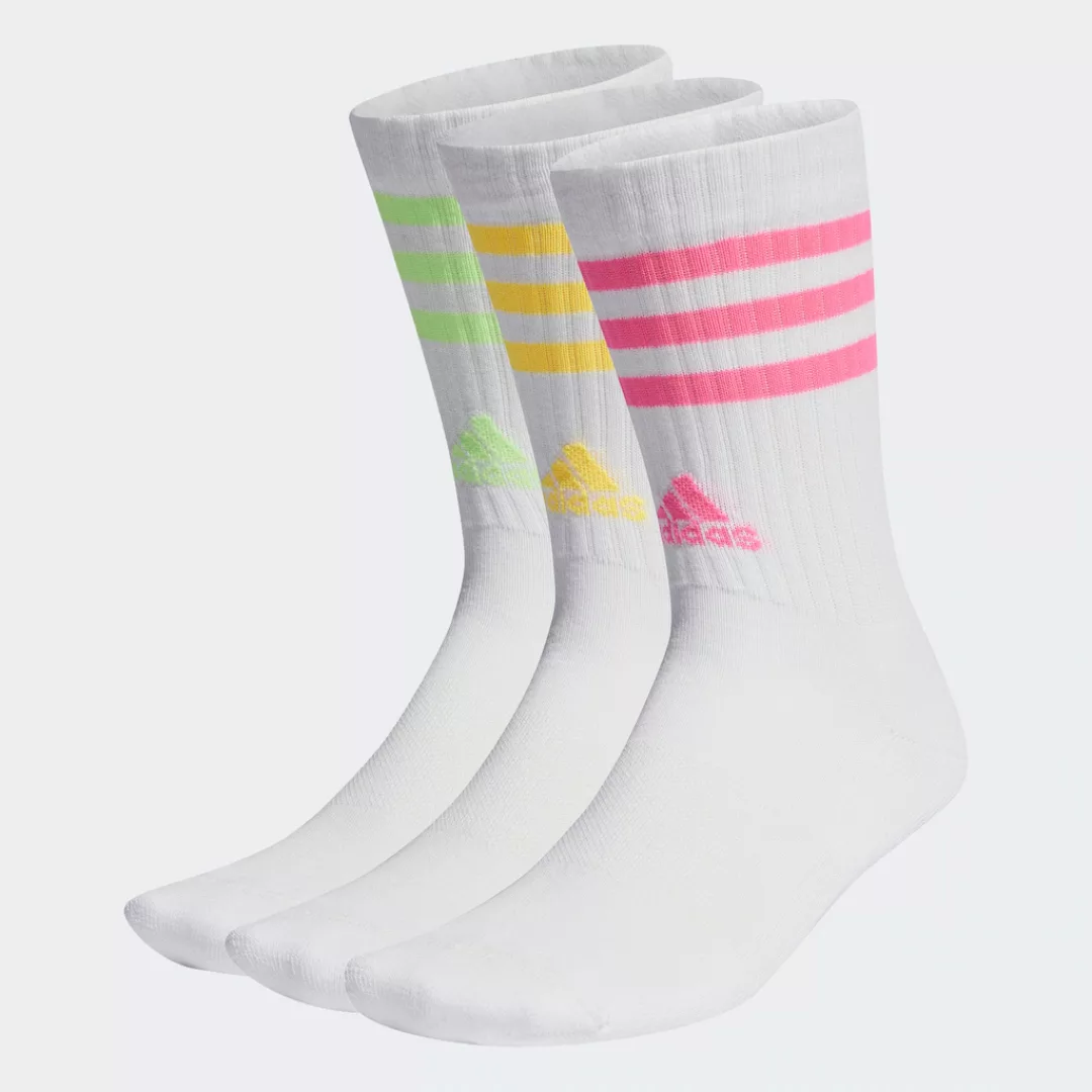 adidas Performance Sportsocken "3STREIFEN CUSHIONED CREW SOCKEN, 3 PAAR", ( günstig online kaufen