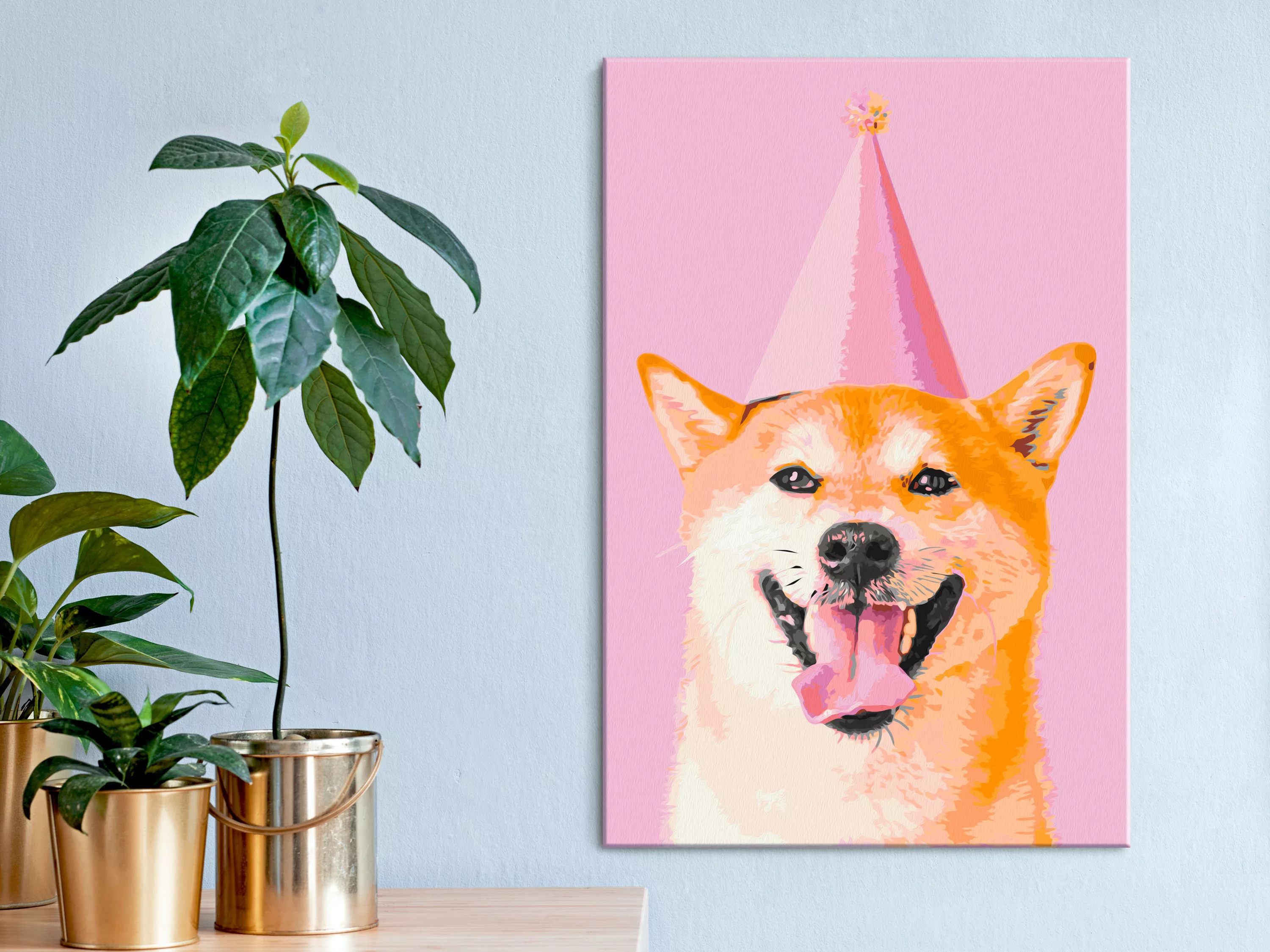 Malen Nach Zahlen - Funny Shiba günstig online kaufen