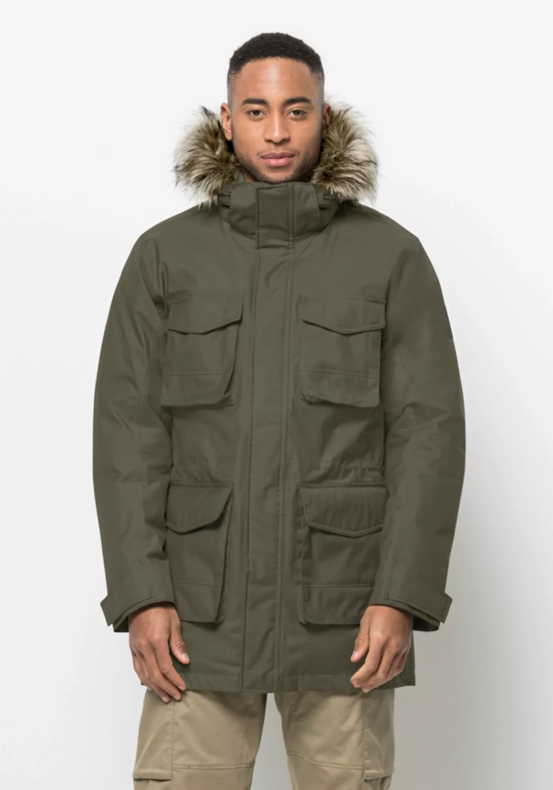 Jack Wolfskin Funktionsparka "WINTERFROST DOWN PARKA M", mit Kapuze günstig online kaufen