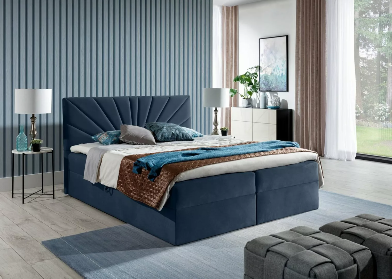 99rooms Boxspringbett Zenturio (Schlafzimmerbett, Bett), Design günstig online kaufen