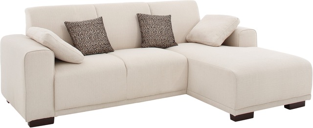 Home affaire Ecksofa "BORNHOLM L-Form mit Recamiere, Maße B/T/H: 234/162/85 günstig online kaufen